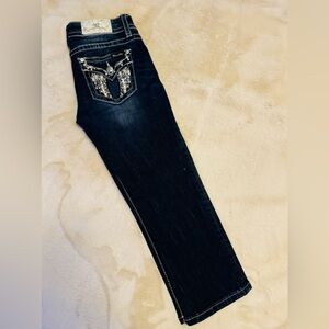 NWOT Miss Me 26 standard crop jeans women’s Coastal vintage Embellished pocket